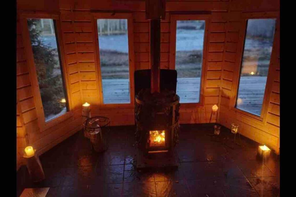 Lovely Cabin With A Beautiful View Over Byske River Extérieur photo